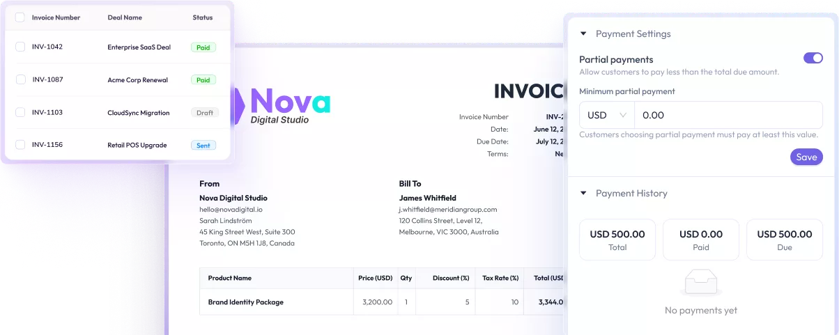professional Invoices