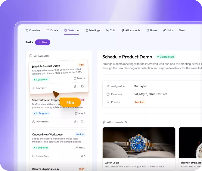 taks dashboard preview
